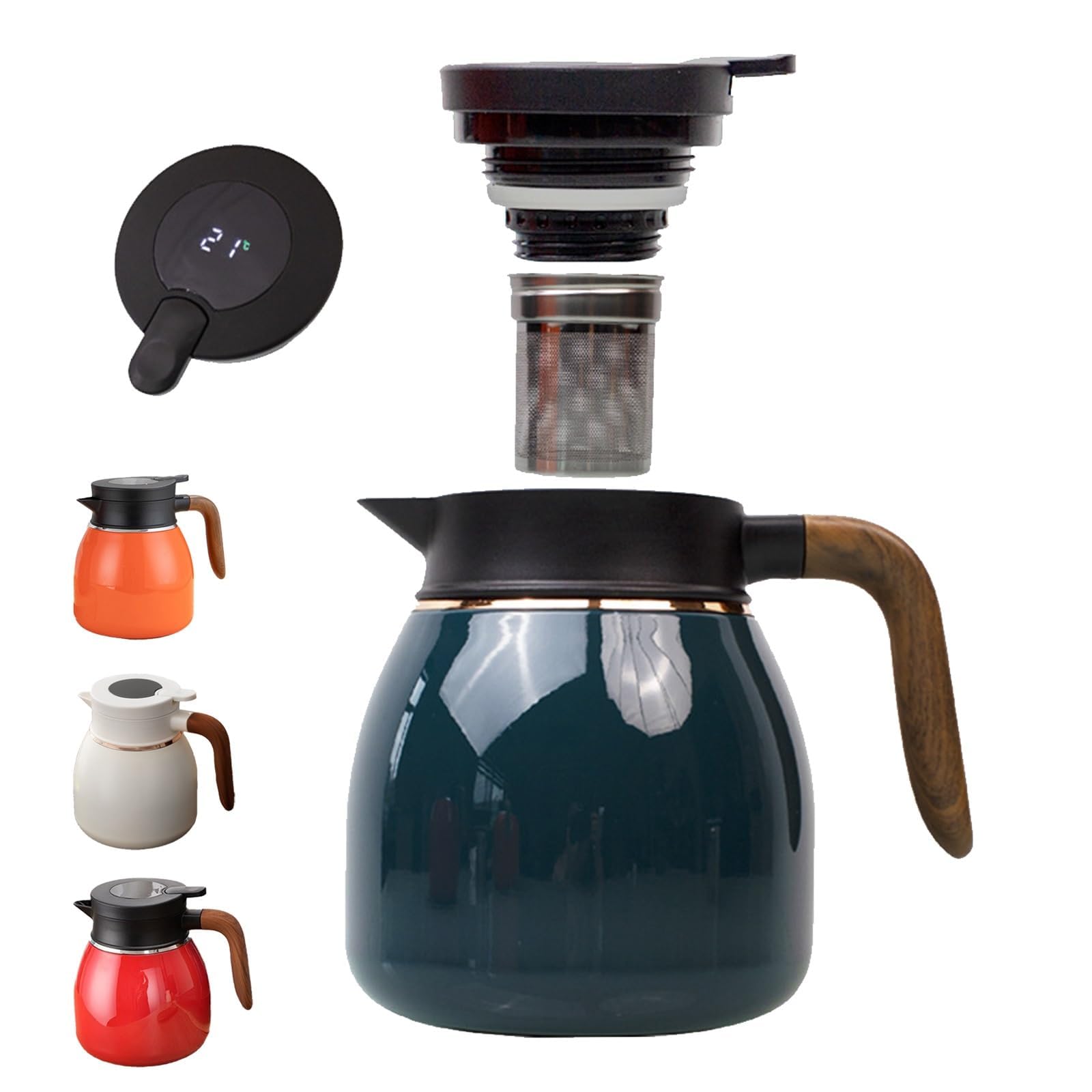 Amazon | POEFSJ サーモス ティーポット サーモス ポット サーモス